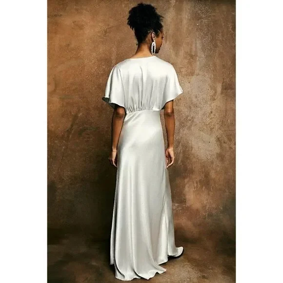 chinese dress ladies FREE PEOPLE Maxi BLUEBELL Patchwork Tiered Dress – Silver Accents